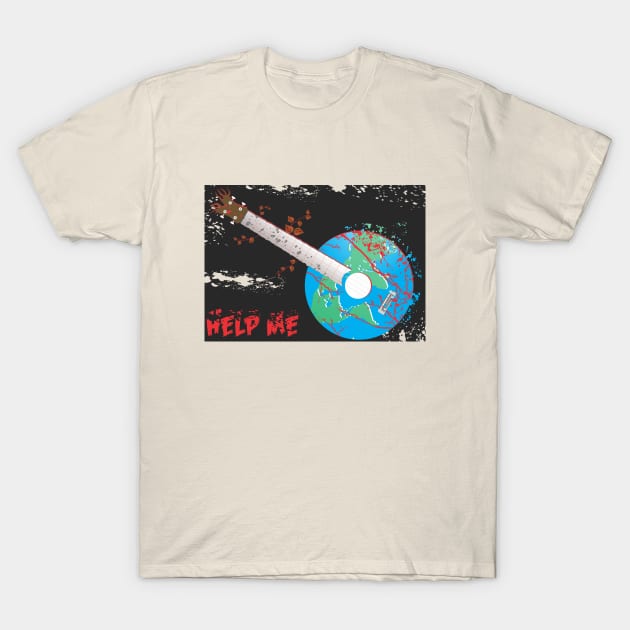 Ukulele The Earth T-Shirt by WithUs